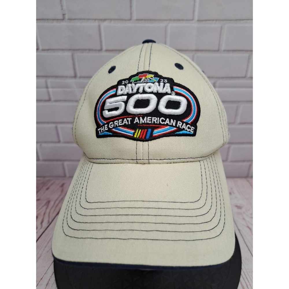 2023 Daytona 500 Nascar Race Racing Embroidered Hat Cap Gray